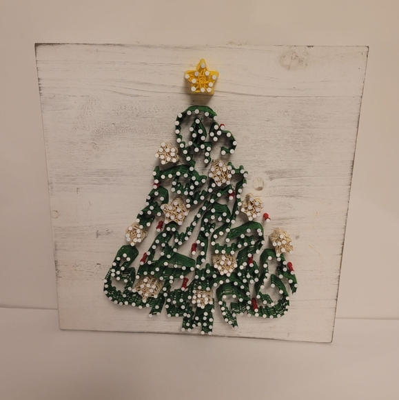 One of a kind rustic hand made string art 10x10 - Picture 2 of 2